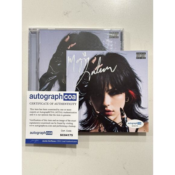 MAGGIE LINDEMANN - Paranoia Cd with Signed / Autographed COA Booklet - ACOA #3